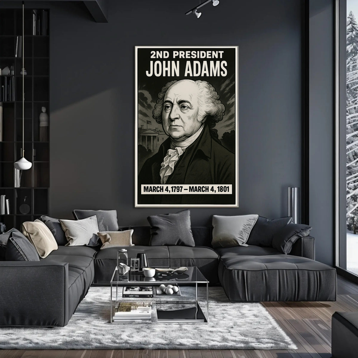 John Adams 2Nd President Poster