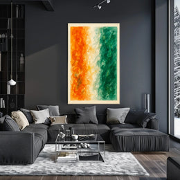 Abstract Tricolor Harmony Poster