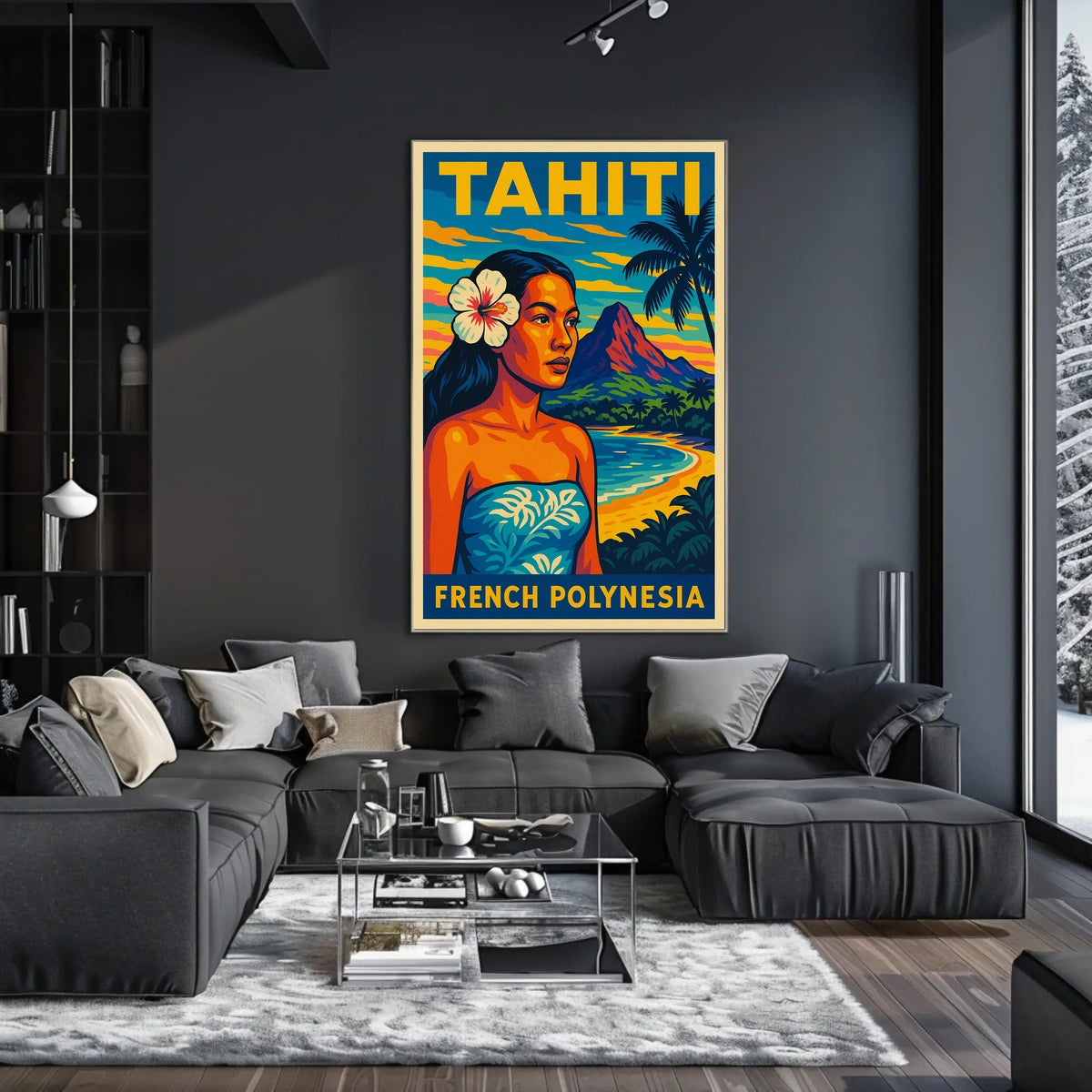Tahiti French Polynesia Poster