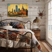 Jersey City Skyline Poster