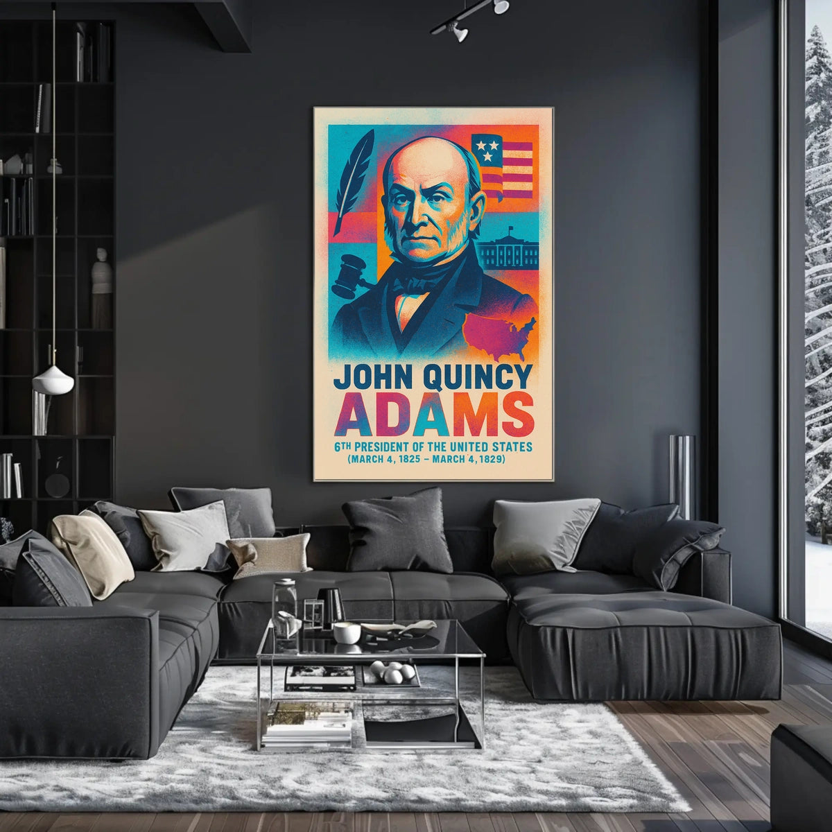 John Quincy Adams 6th President Poster