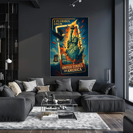 United States Of America Symbols Of Poster
