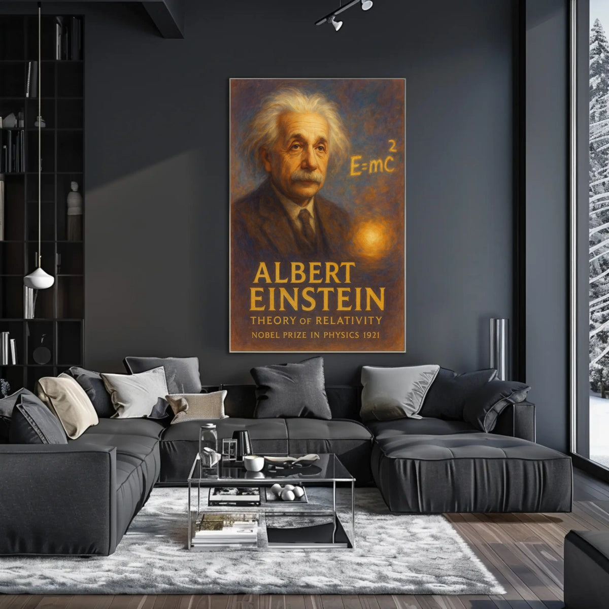 Albert Einstein Theory Of Relativity Poster