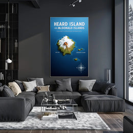Heard Island and McDonald Islands Poster PosterGoat