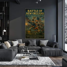 Battle Of New Orleans A Pivotal Clash Poster
