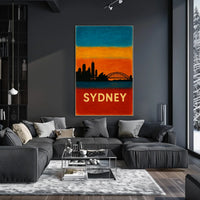 Sydney Skyline Poster