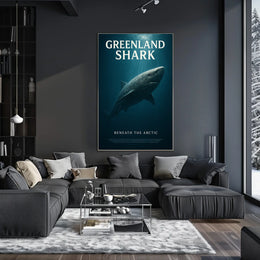 Greenland Shark Beneath the Arctic Poster