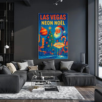 Las Vegas Neon Noël Poster
