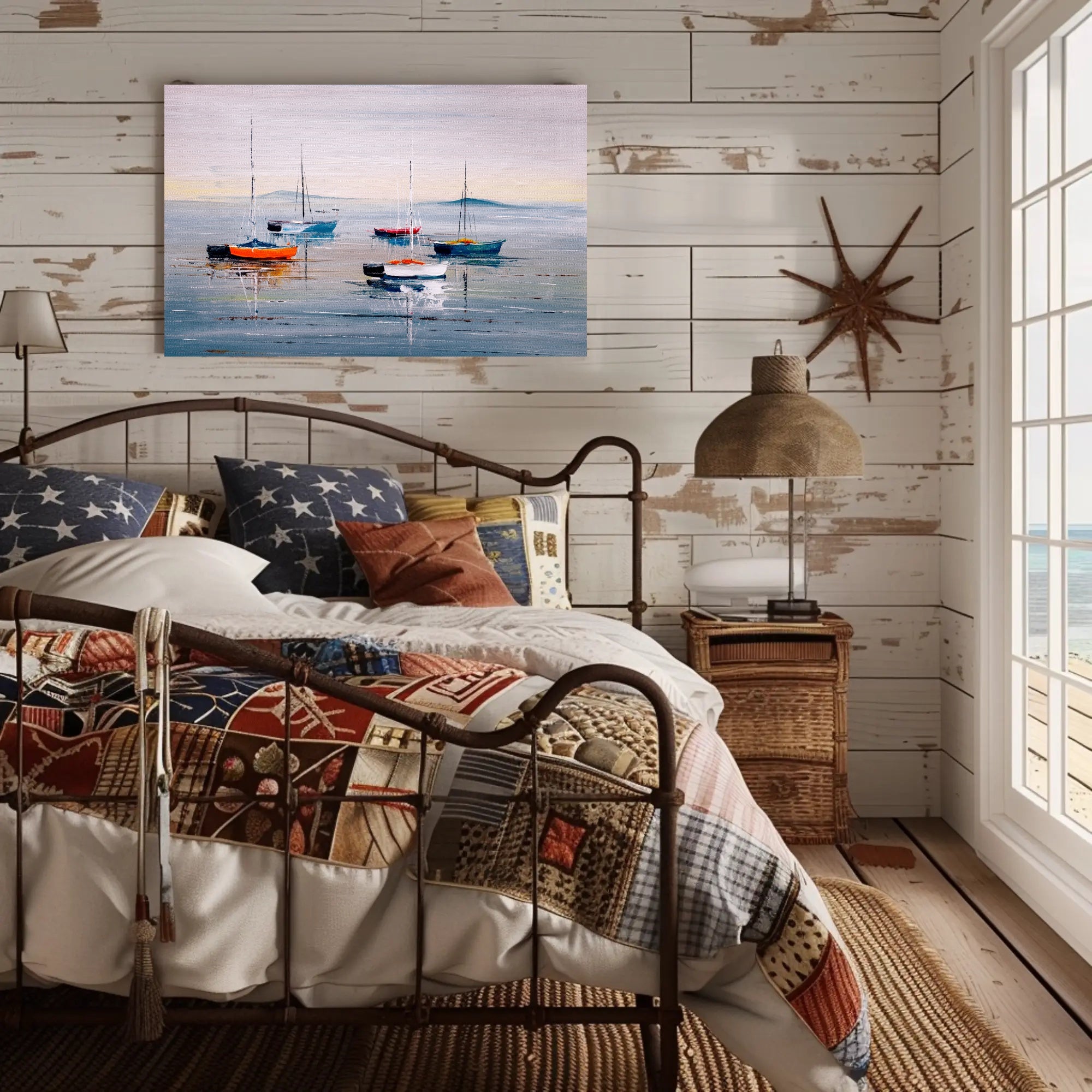 Serene Harbor Poster