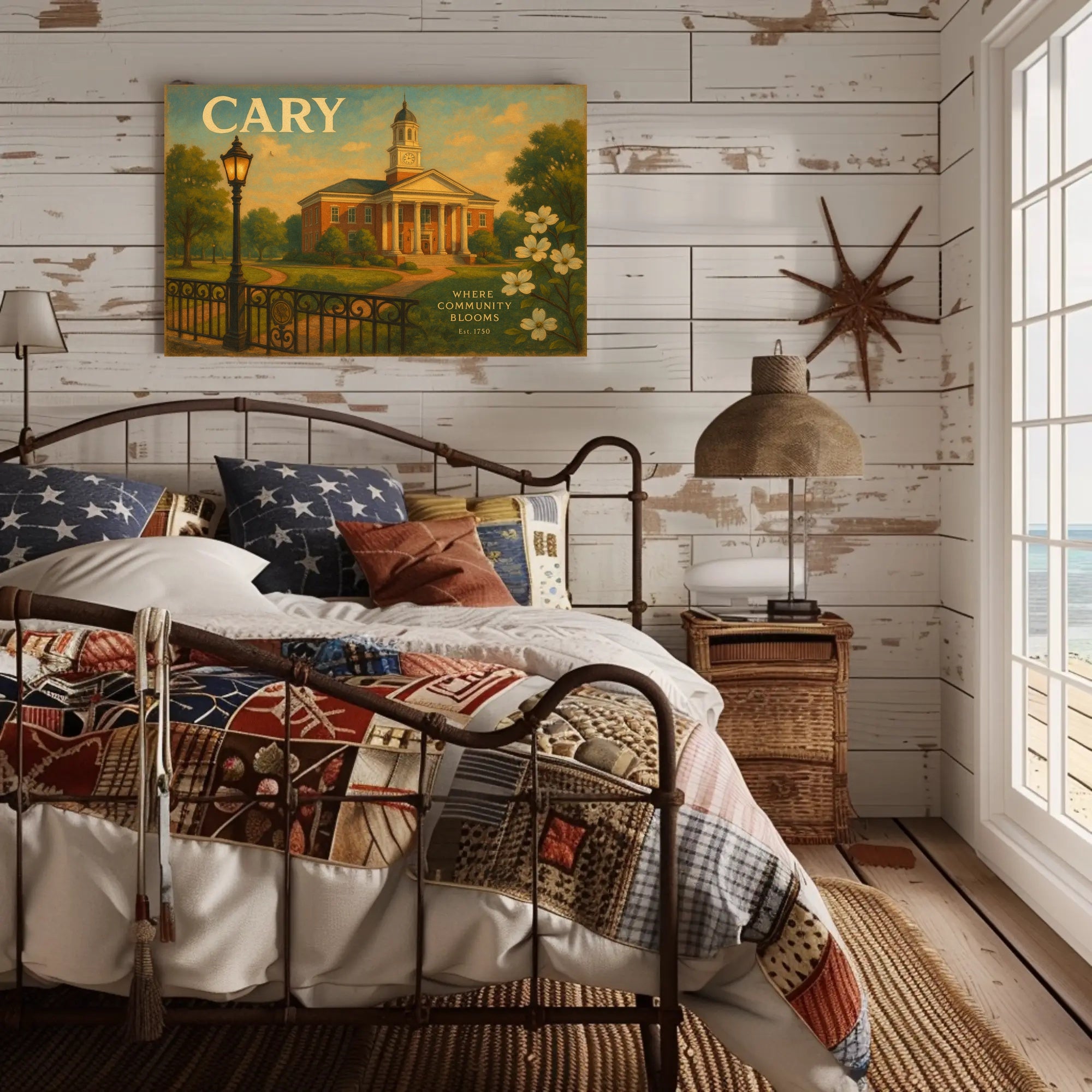 Welcome to Cary Travel Poster Wall Art
