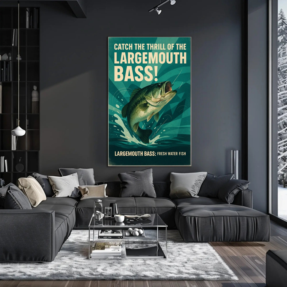 Catch The Thrill Of The Largemouth Bass Poster