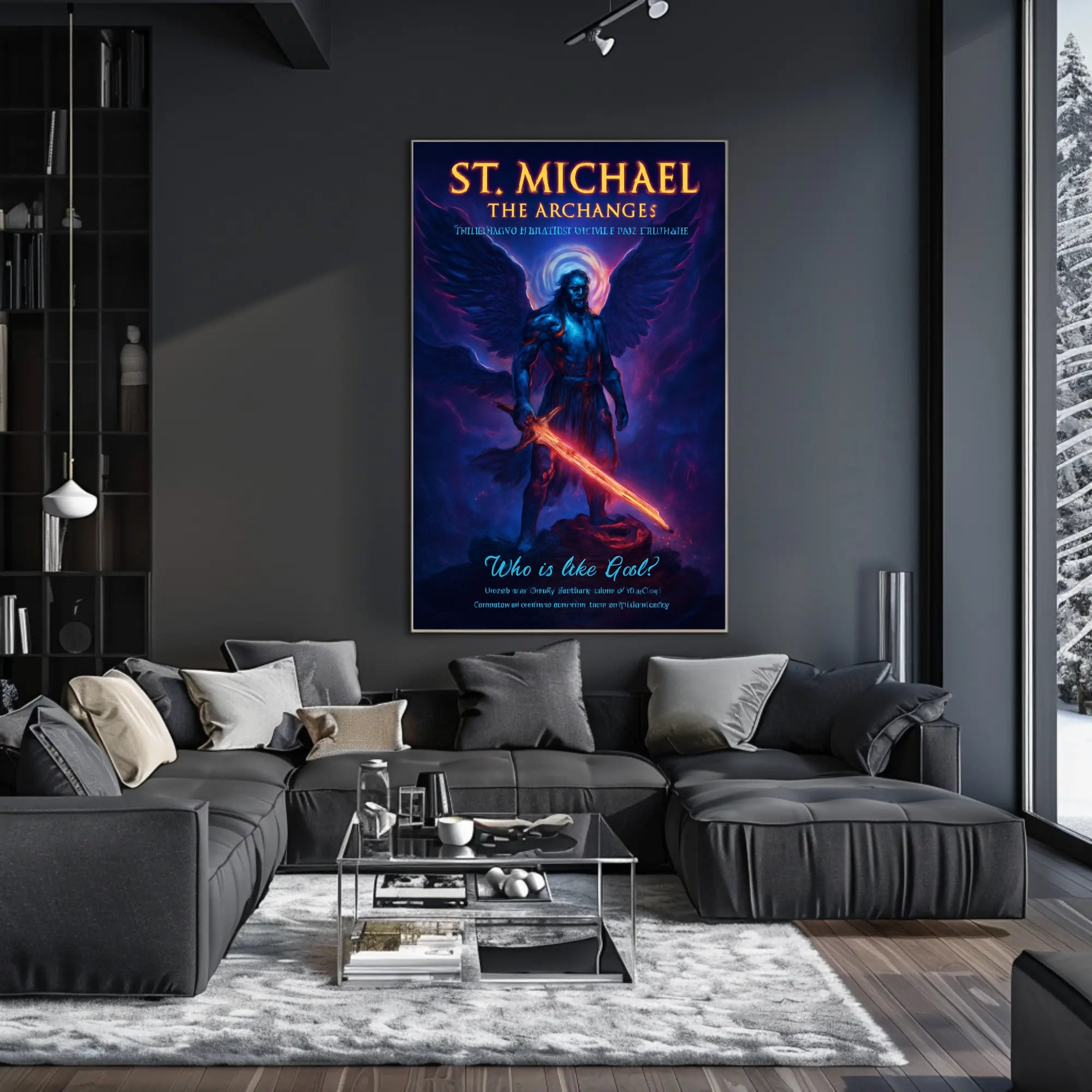 St. Michael's Divine Power Fantasy Mythology Poster PosterGoat