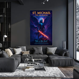 St. Michael's Divine Power Fantasy Mythology Poster PosterGoat