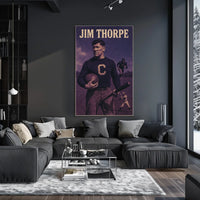 Jim Thorpe Legendary Athlete Poster