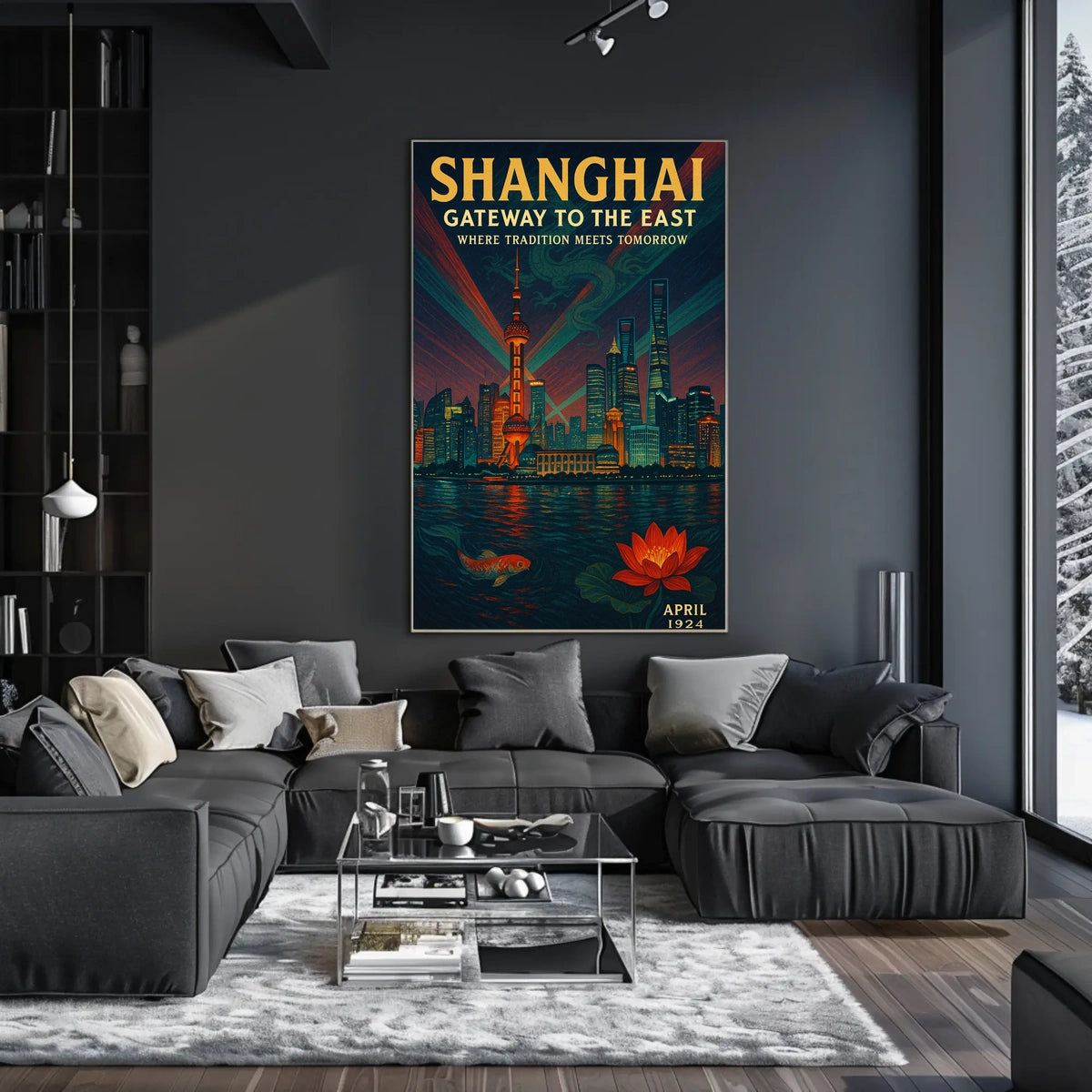 Shanghai Gateway to the East Poster