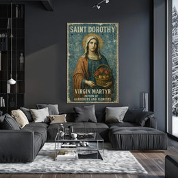 Saint Dorothy Patron Of Gardeners And Poster