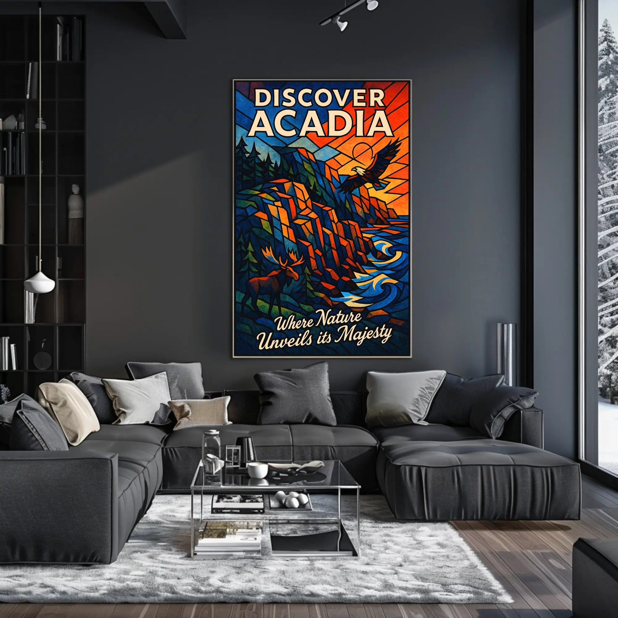 Discover Acadia Poster