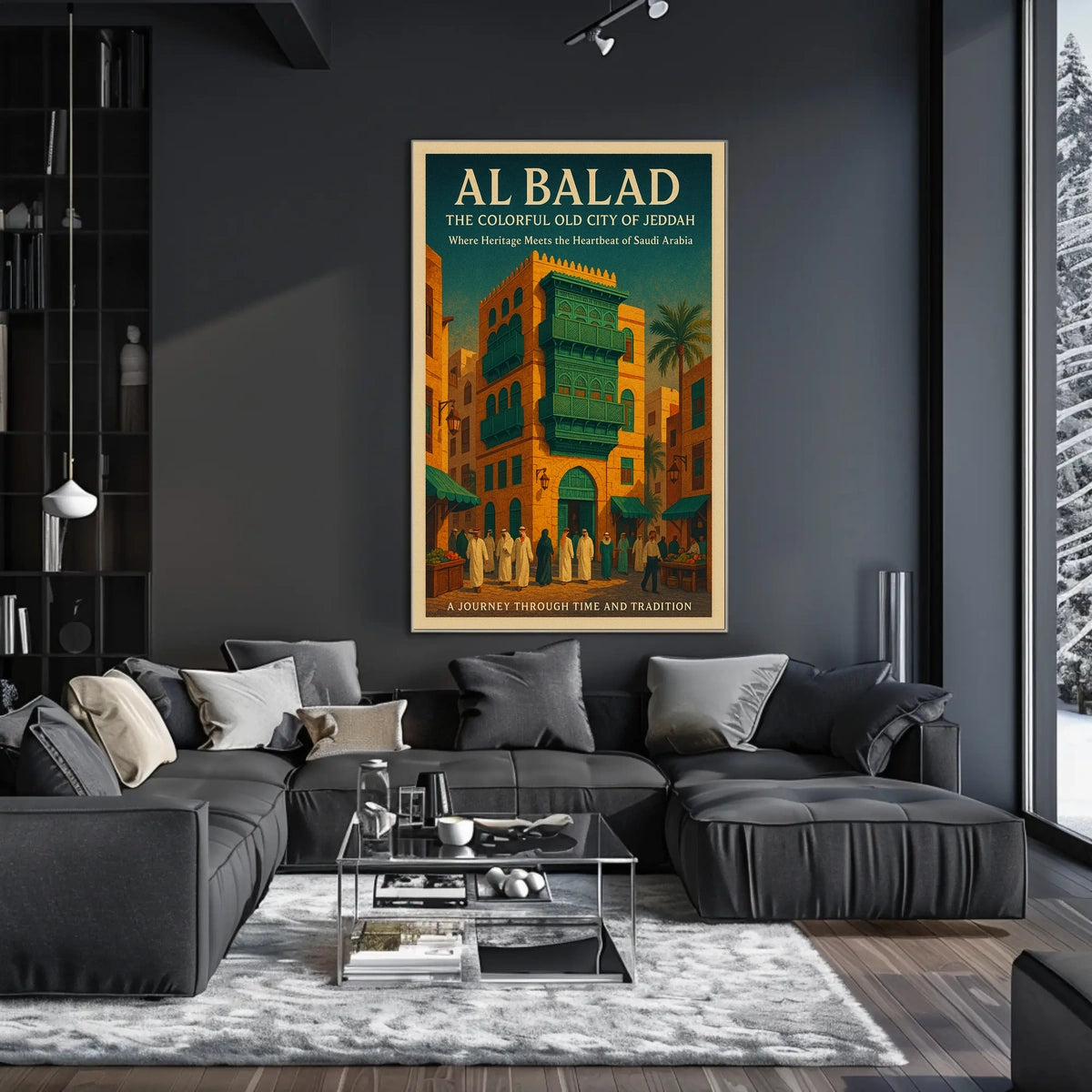 Al Balad The Colorful Old City Of Poster