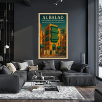 Al Balad The Colorful Old City Of Poster