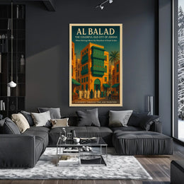 Al Balad The Colorful Old City Of Poster
