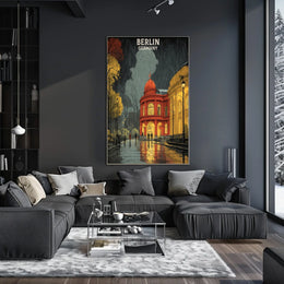 Berlin in the Rain Poster