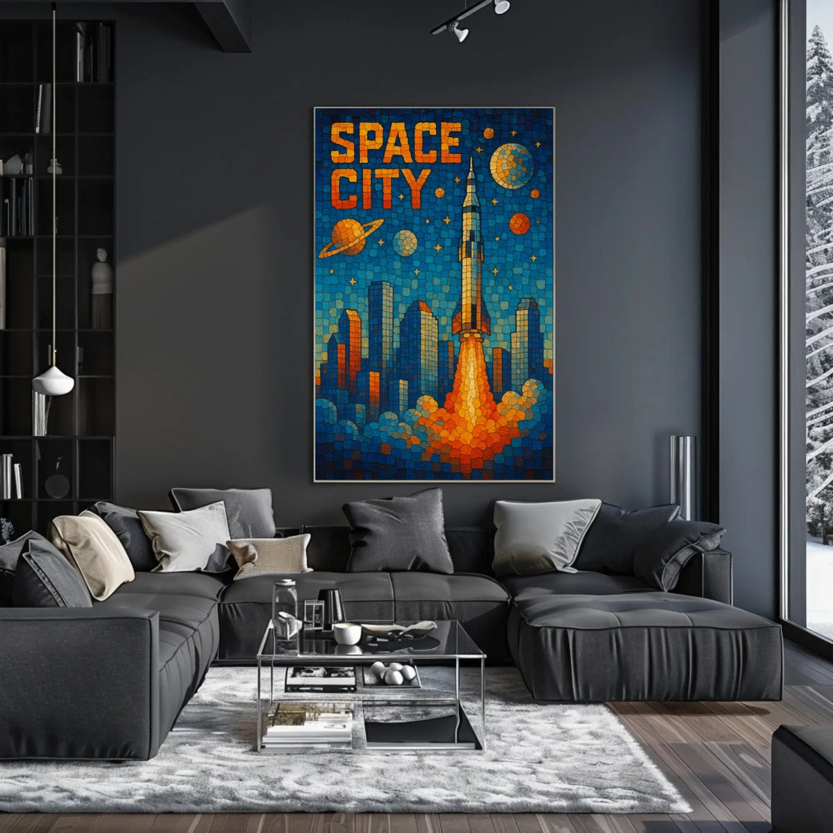 Space City Adventure Poster