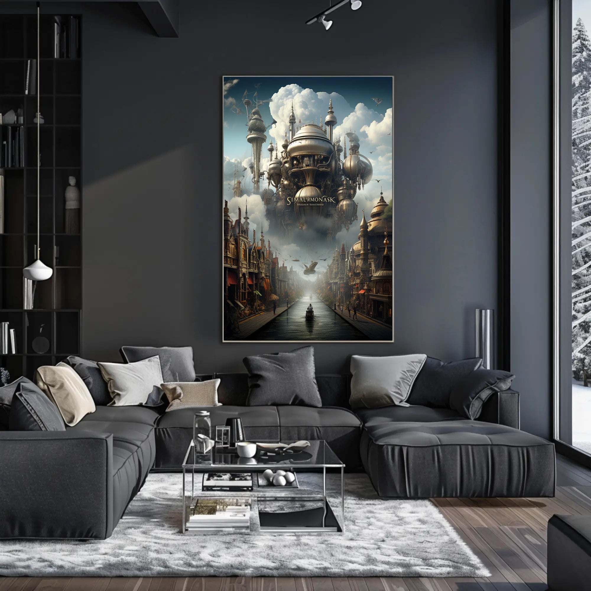 SimalRmonask A Steampunk Vision Poster