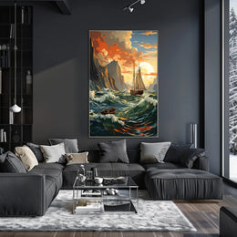 Voyage At Sea Poster PosterGoat