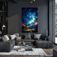 Starry Night Dreamscape Poster