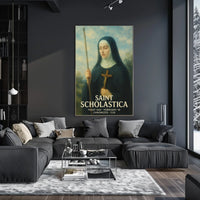 Saint Scholastica Poster