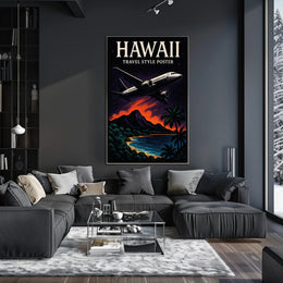 Hawaii Travel Style Poster PosterGoat