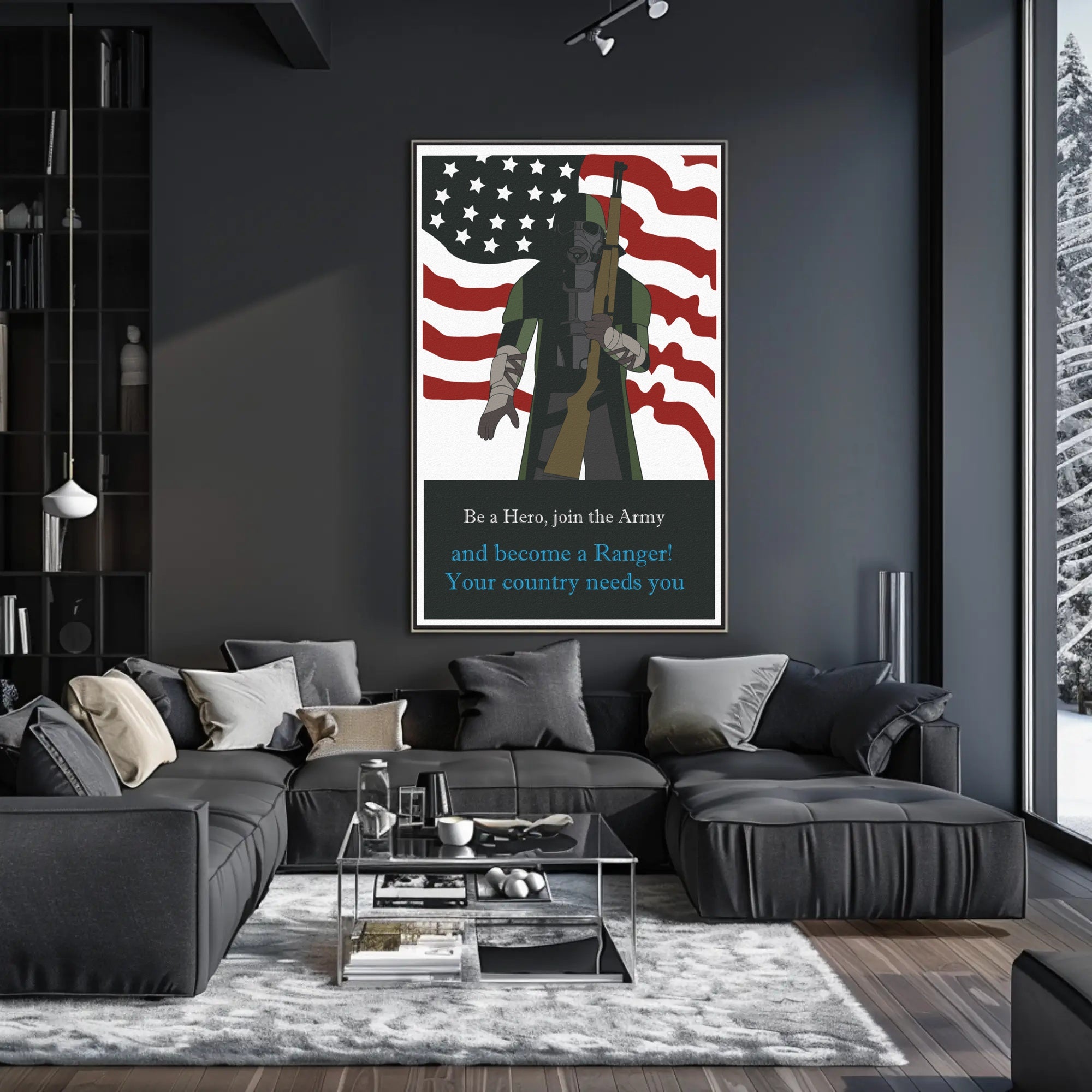 Join the Army: Be a Warrior - Military Recruitment Poster