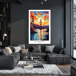 San Francisco Sunset Poster