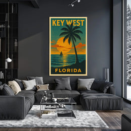 Key West Sunset Poster