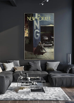Mid-Century Urban Style Historical or Presidential Poster