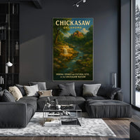 Chickasaw Nation Mineral Springs And Poster