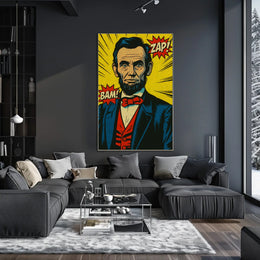 Comic Style President Poster