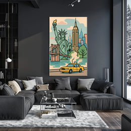 New York City Icons Poster