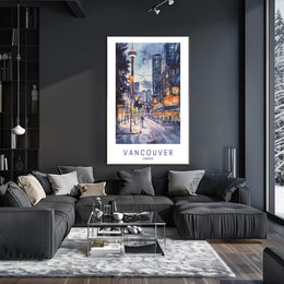 Vancouver Cityscape Poster PosterGoat