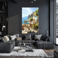 Serene Mediterranean Artists’ Retreat Travel Poster
