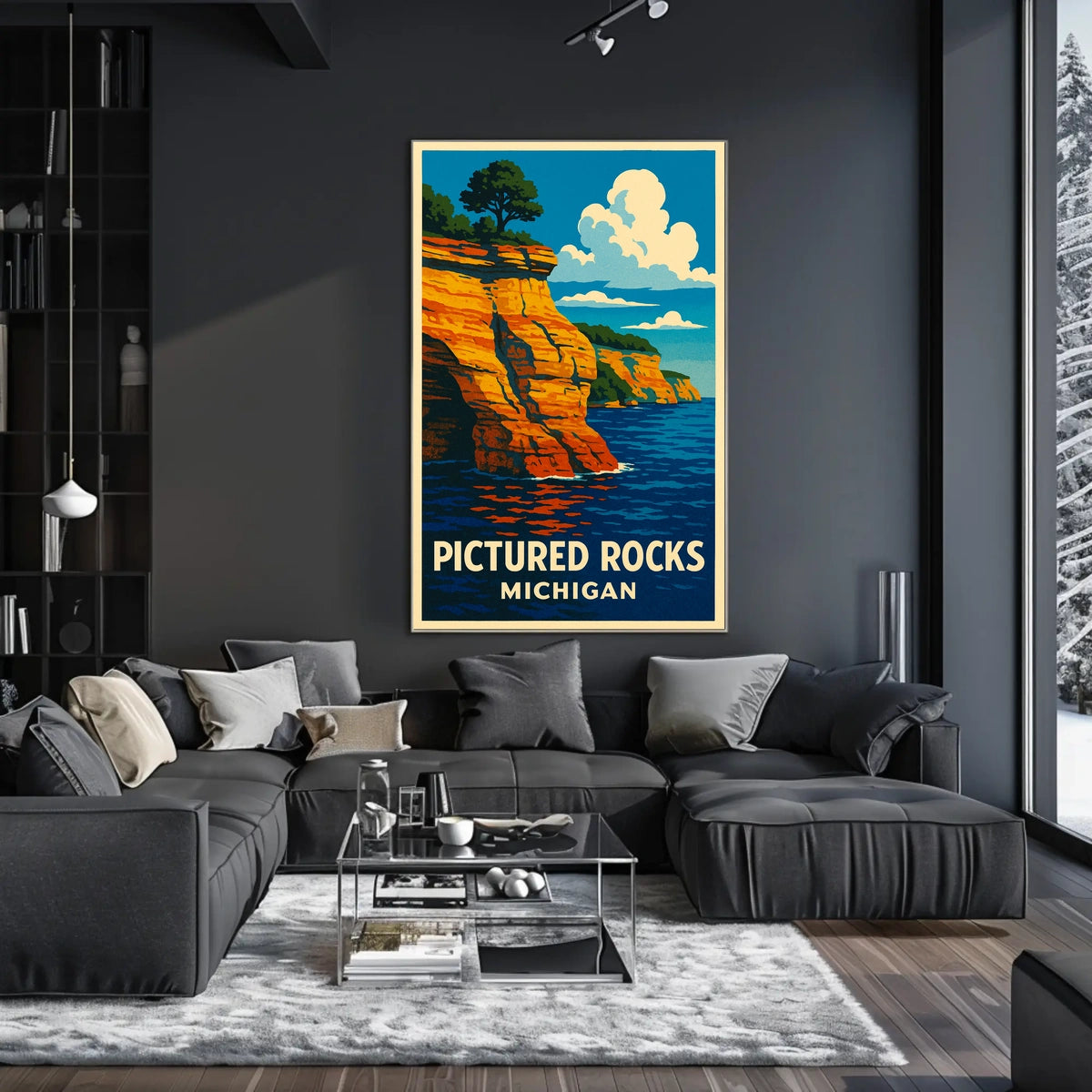 Pictured Rocks, Michigan Poster