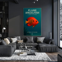 Flame Angelfish A Jewel Of The Reef Poster