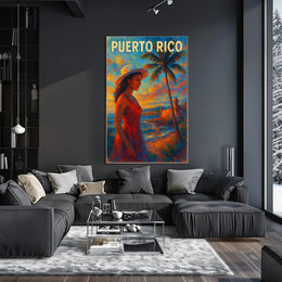 Puerto Rico Tropical Paradise Poster