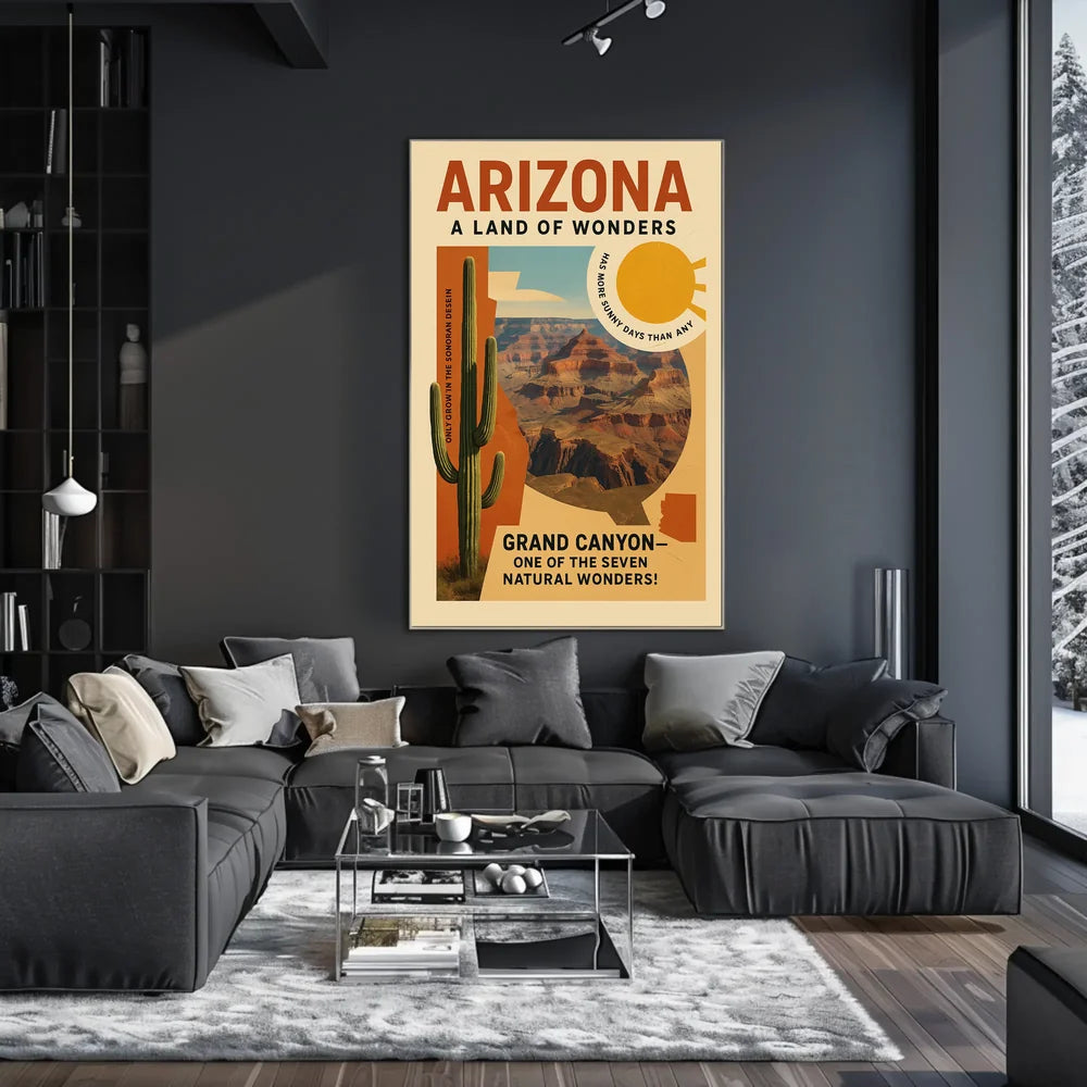 Grand Canyon Natural Wonder Art Poster