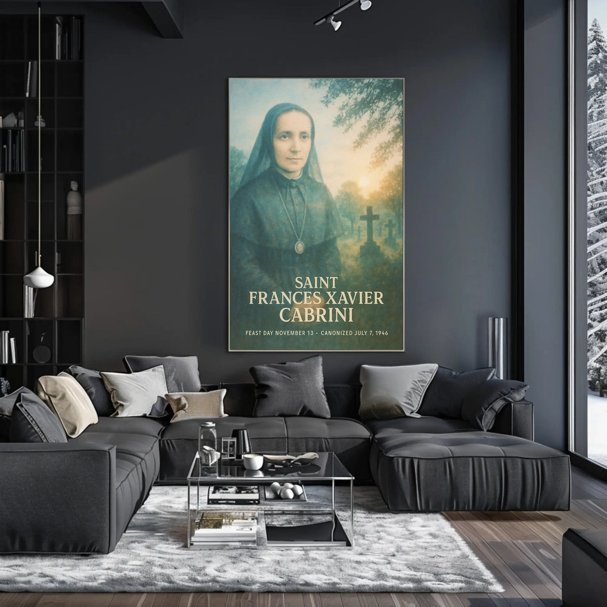 Saint Frances Xavier Cabrini Poster