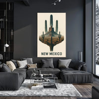 New Mexico Desert Landscape Poster