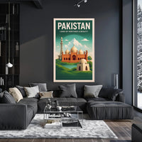 Pakistan Land of Heritage & Beauty Poster PosterGoat