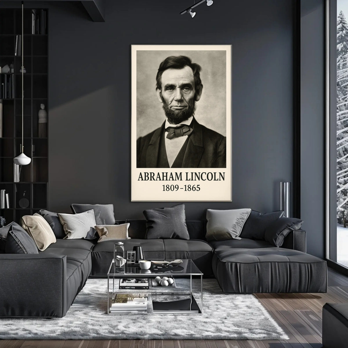 Abraham Lincoln Tribute Photography Poster