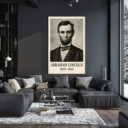 Abraham Lincoln Tribute Photography Poster