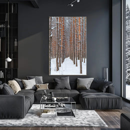 Winter Forest Serenity Poster
